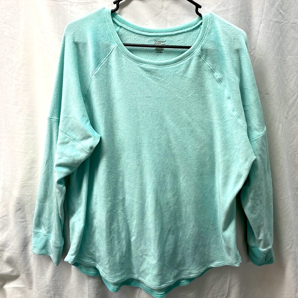 Climate right stretchy fleece top ladies sz xxl